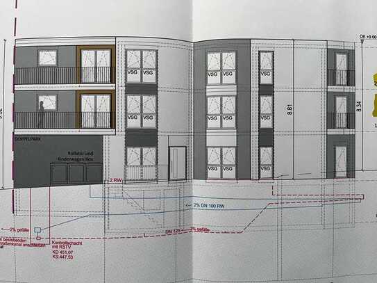 Rarität: Traumbauplatz mit ca. 376 m² mit Baugenehmigung für ein 6 Familienhaus in Ehningen