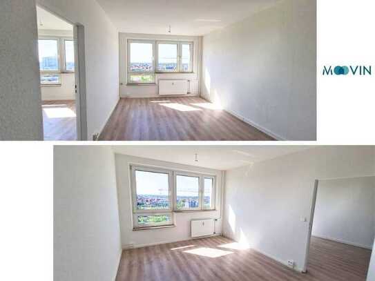 Singles und Pärchen aufgepasst: Helle 2-Zimmer-Wohnung mit Ausblick über Leipzig!