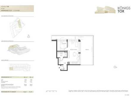 Geniale Zweizimmerwohnung mit umlaufender Dachterrasse inkl. Einbauküche