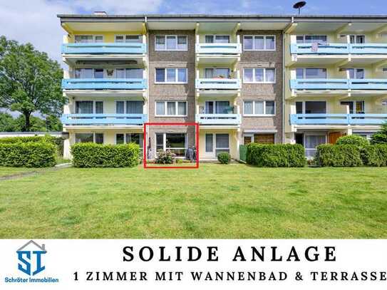 Renditestarke 1 Zimmer Wohnung mit herrlicher Terrasse