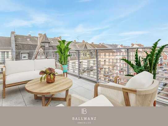 Stylische 3-Zimmer-Wohnung mit einladender Terrasse und sonnigem Balkon