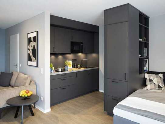 ANGEBOT!: mio Comfort+ Apartment: Vollmöbliertes 1-Zimmer-Appartement mit WLAN und TV in Top-Lage