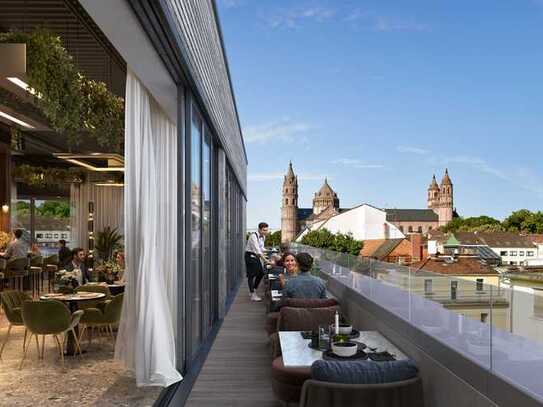 Flexibel gestaltbare Fläche mit exklusiver Dachterrasse – ideal für Büro, Gastronomie und mehr!