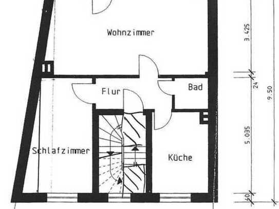 Möblierte Terrassenwohnung in Lindenthal, 2 Zimmer + Küche - befristet bis zum 30.09.25