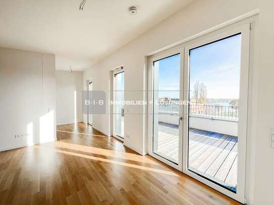 Exklusives Penthouse mit Dachterrasse und Blick auf die Dahme