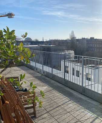 Penthouse-Wohnung mit großer Dachterrasse und traumhaftem Ausblick