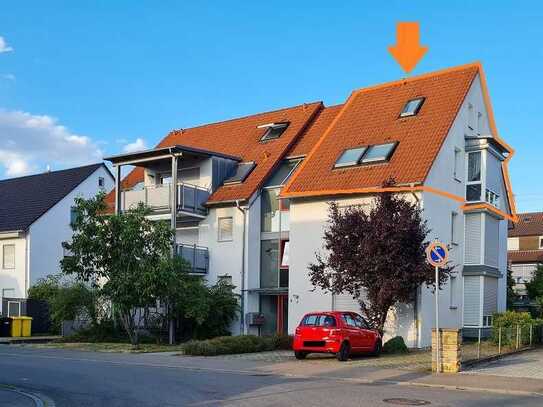 3,5-Zimmer-Maisonette-Wohnung in gefragter Wohnlage mit TG-Stellplatz - zeitnah frei!