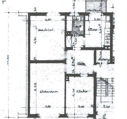 Gutgeschnittene, gepflegte 3,5 - Zimmerwohnung Nähe Josefs-Hospital