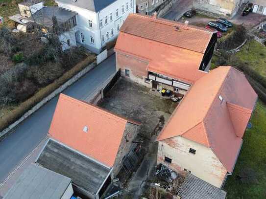 Nähe Dresden - Historischer Hof im Zentrum der Stadt Nossen, Baudenkmal- AfA, Wohnen und Arbeiten