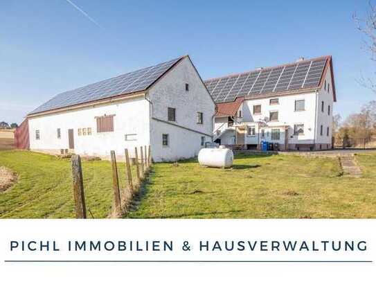 EINZIGARTIGES ANGEBOT! Ehemaliger Bauernhof mit Wohnhaus - großes Potenzial in Feldrandlage!