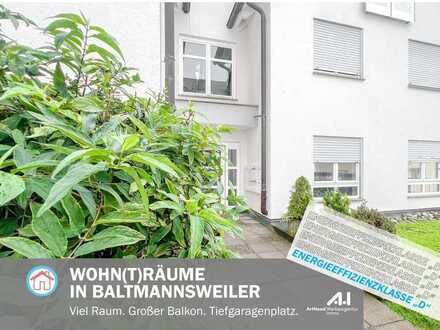 WOHN(T)RÄUME IN BALTMANNSWEILER Viel Raum. Großer Balkon. Tiefgaragenplatz.