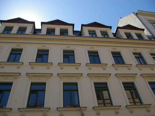 Plagwitz, ruhig gelegene 2-Zimmerwohnung im Dachgeschoss mit Balkon!