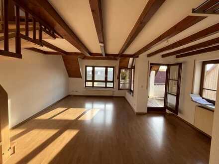 2,5 Zimmern Galeriewohnung im Dachgeschoss in Beilstein zu vermieten.