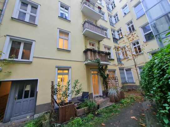 Helmholtzplatz*richtig coole Wohnung auf 2 Ebenen*top saniert*GARTEN-Terrasse und Balkon