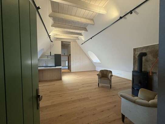 Stil & Tradition - Loft unter Reet auf historischem Resthof