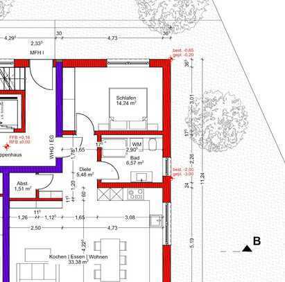 Neubau! "Hochwertige Zwei-Zimmer-Wohnung in Leinheim"