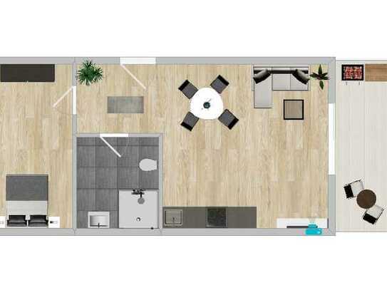 Attraktive Kapitalanlage in Top-Lage: Moderne 2-Zimmerwohnung mit Balkon und Tiefgaragenstellplatz