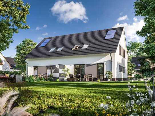 Mach's dir gemütlich: Trendiges Doppelhaus mit Gartenparadies in Marl