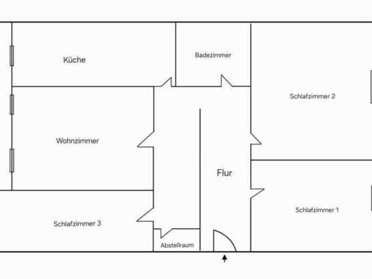 1210 € -charmanter 4 Zimmer Whg.- WG geeignet - 85 m² - Pankow