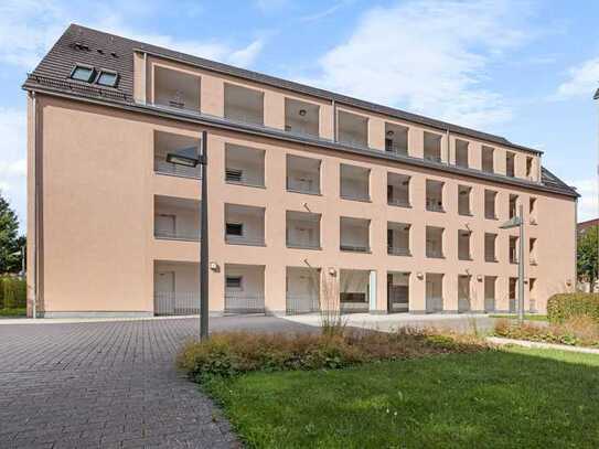 Seniorenwohnanlage Kögelhof: sofort bezugsfreie 2-Zimmer-EG-Wohnung mit Terrasse und TG-Stellplatz!