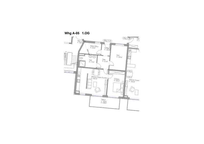                                                               4-Zimmer-Neubauwohnung mit Balkon                                                       in Eurasburg (Aichach-Friedberg)
