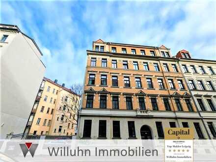 Top Wohnungspaket mit Denkmalschutz in Schleußig! Tolle Lage mit Balkon und Aufzug