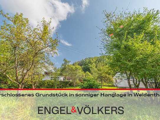 Voll erschlossenes Grundstück in sonniger Hanglage in Weidenthal!