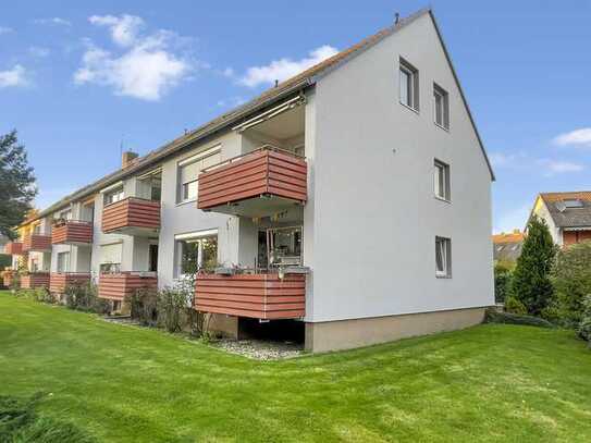 Vermietete 2-Zimmer-Wohnung mit herrlicher Loggia, Garage und ausgebautem DG in Pattensen