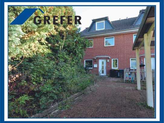 Lehrte, modernes, helles Reihenendhaus mit Gartenhaus und Carport GREFER Immobilien