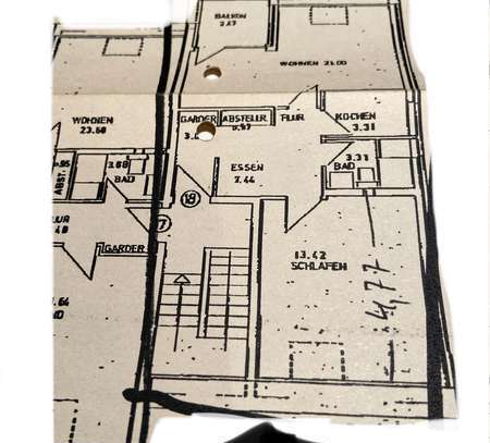 Helle 2-Zimmer-Wohnung in Stuhr Brinkum, nach Komplettsanierung