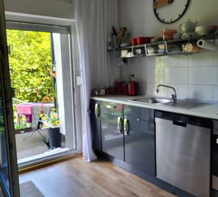 Schnuckelige 2-Zimmer-Wohnung mit eigener Terrasse und kleinem Garten in Brügge