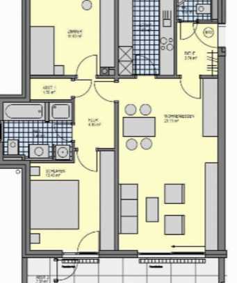 3-Zimmer-Wohnung mit Balkon zentral in Kirchheim unter Teck