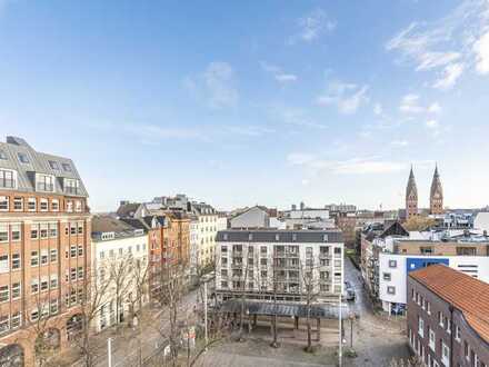 Großzügiges Penthouse auf zwei Etagen mit Blick über die Dächer St. Georg's