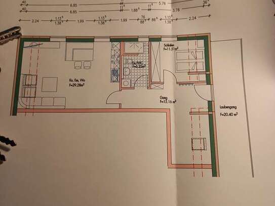 Stilvolle 2-Zimmer-Wohnung mit gehobener Innenausstattung mit Balkon in Pfeffenhausen