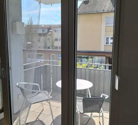 Möblierte 1-Zimmer-Wohnung in Konstanz mit Balkon incl. TG-Stellplatz