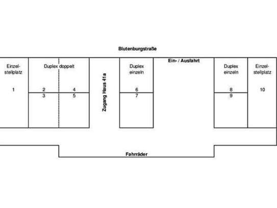 Duplex-Stellplatz Blutenburgstr. 41a