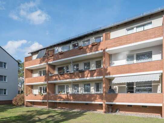 Sanierte 2-Zimmer-Wohnung mit großem Balkon!