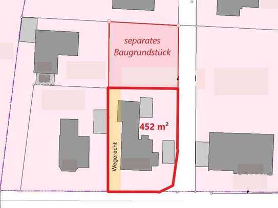 Rösrath-Zentrum: Baugrundstück mit Altbestand in zentraler und ruhiger Lage!