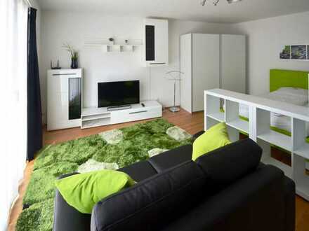 Helle, moderne 1-Zimmer Wohnung, praktisch & komplett ausgestattet, zentral in Mörfelden