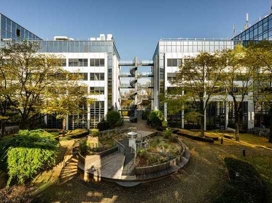 Büroflächen, Terrassen, Campusanlage, Stellplätze - alles da für angenehmes Arbeiten!