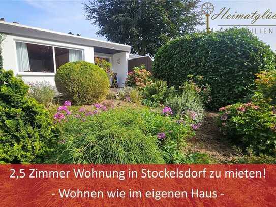 Wohnen wie im eigenen Haus + Gartenanteil!
2,5-Zimmer Wohnung in Stockelsdorf