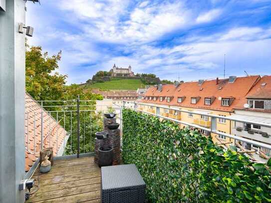 Exklusive Maisonette-Wohnung in Würzburg City