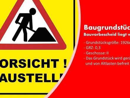 Top Baugrundstück für Mehrgeschosswohnungsbau