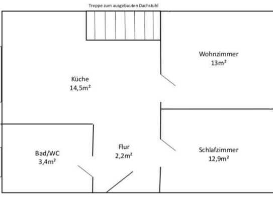 Gemütliche DG-Wohnung in ruhiger Lage