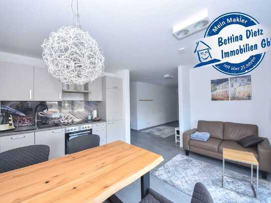 DIETZ: Moderne und helle 1-Zimmer Erdgeschosswohnung! 1 TG-STP und Terrasse!