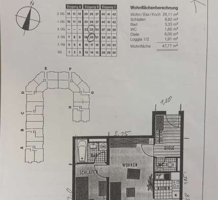 Freundliche 2-Zimmer-Wohnung mit Einbauküche in Schwetzingen