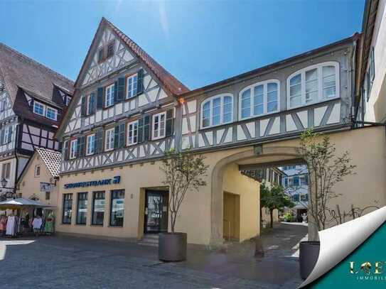 325 m² repräsentative Gewerbeeinheit im historischen
Gebäude mitten in Schorndorf