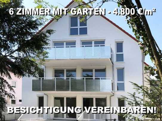 Repräsentative 6-Zimmer-Maisonette mit Garten, Carport, Stellplatz