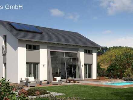 Elegantes Design-Haus mit viel Licht und Luft incl. Grundstück