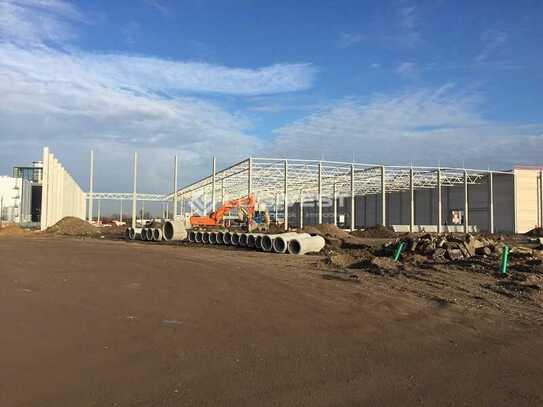 Energieeffiziente Gewerbe-Neubauhalle nahe dem Flughafen Leipzig